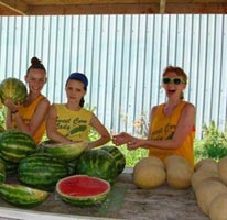 Sweet Corn Lady and Daughters